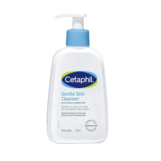 Cetaphil Gentle Skin Hydrating Face Wash 236ml, Paraben Free, Sulphate-Free Gentle Skin Hydrating Cleanser with Niacinamide, Vitamin B5 for Dry to Normal, Sensitive Skin