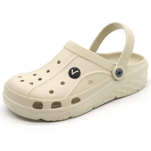SVAAR Men's Lightweight Classic Clogs || Sandals with Adjustable Back Strap for Men