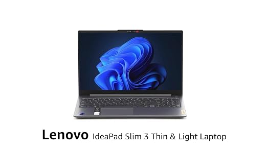 Lenovo IdeaPad Slim 3, Intel Core i7-13620H, 13th Gen, 16GB RAM, 512GB SSD, FHD IPS 300 Nits, 15"/38.1cm, Windows 11, MSOffice 21, Grey, 1.6Kg, Alexa Built-in Laptop