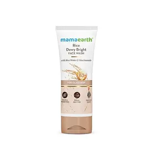Mamaearth Rice Dewy Bright Face Wash With Rice Water & Niacinamide for Glass Skin - 100 ml