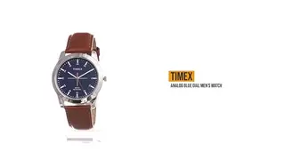 Timex Classics Analog Watch for Men with Round Dial & Water Resistant Wrist Watch