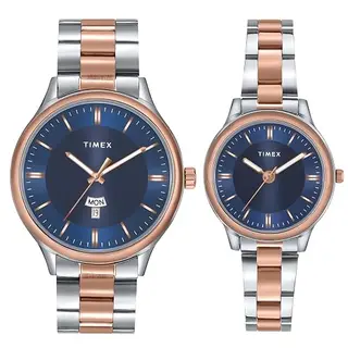 Timex Pair's Analog Wrist Watches (Set of 2)
