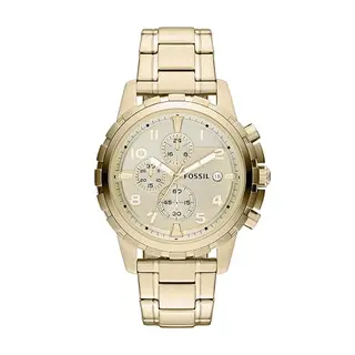 Fossil Dean Analog Off-White Dial Watch FS4867