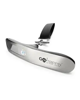 GoTrippin by Destinio Weight Machine for Luggage - 50 kg capacity, Steel body, Lifetime replacement - Digital Portable Electronic Luggage Weighing Scale for home, travel, flights, bags (Silver, 50 kg)