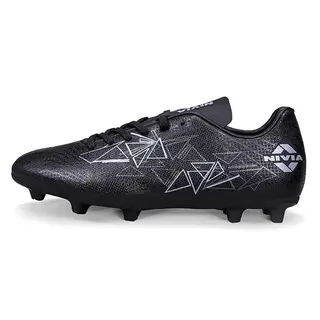 Nivia Carbonite 7.0 Football Stud for Men, TPU Sole with Synthetic Leather Upper, Die Cut Lightweight Insole, Ideal for Soft and Hard Grassy Ground Surfaces