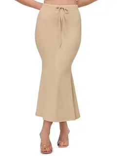 Mehrang Stretchable Saree Shapewear Petticoat for Women, Cotton Blended,Petticoat,Skirts for Women,Shape Wear Dress for Saree