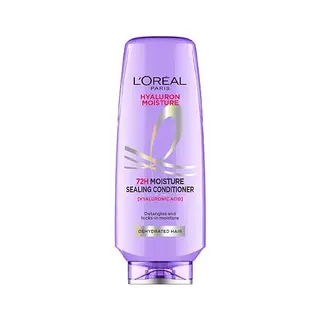 L'Oreal Paris Hyaluron Moisture 72H Conditioner - Hyaluronic Acid, 175ml | For dry & dehydrated hair. Provides 72HR of long-lasting hydration & detangling. Suitable for all hair types, no weigh down.