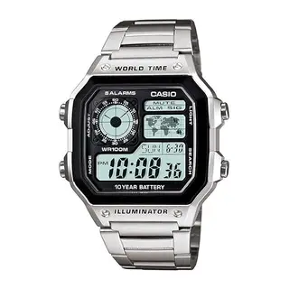 Casio Youth-Digital Black Dial Men's Watch-AE-1200WHD-1AVDF (D099)