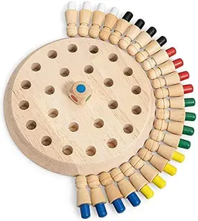 ToyTastic Wooden Memory Match Stick Chess Game, BLOWEST Colorful Memory Chess, Funny Block Board Game, Early Educational Toy, Brain