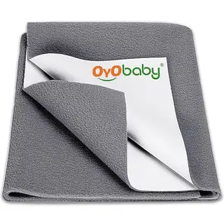 OYO BABY Waterproof Quick Dry Sheet for Baby| Bed Pad Anti-Piling Fleece Extra Absorbent Washable Matress Protector| Baby Bed Protector