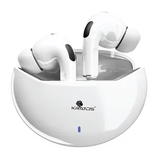 Kratos TW02 Ear Buds Wireless with 60H Playtime, Noise Isolation & Clear Calls, Bluetooth Earbuds with Voice Assistant, Ear Buds with