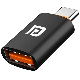 Portronics Bridge Y USB 3.0 to Type C OTG Adaptor, 10Gbps High Speed Data Transfer, Thunderbolt to USB Adapter, Compatible for All Type C