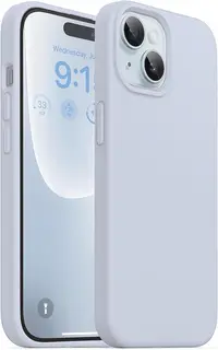 DIZORO Compatible for iPhone 15 Case 6.1, Slim Liquid Silicone Case 3 Layers Full Covered Soft Gel Rubber Phone Case Protective Cover 6.1