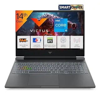 HP Smartchoice Victus, 14th Gen Intel Core i5-14450HX, 6GB RTX 3050, 24GB DDR5(Upgradeable) 512GB SSD, 144Hz, 300 nits, 15.6''/39.6cm