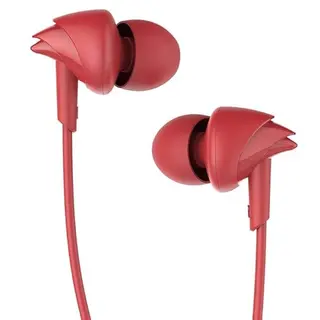 boAt Bassheads 100 in-Ear Wired Earphones with Mic (Furious Red)