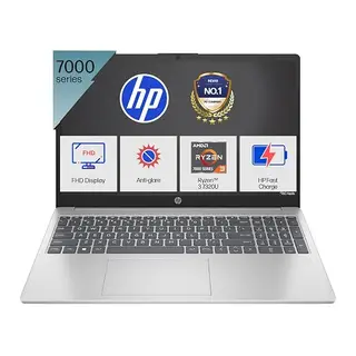 HP 15, AMD Ryzen 3 7320U (8GB LPDDR5, 512GB SSD) FHD Laptop, Silver, fc0154AU