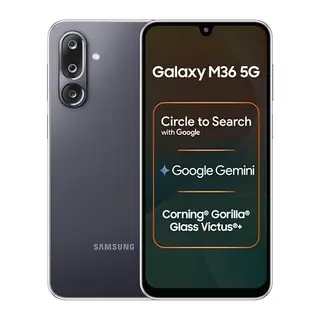 Samsung Galaxy M36 5G Mobile (Serene Green, 6GB RAM, 128GB Storage) | Gorilla Glass Victus+ | 50MP OIS Triple Camera