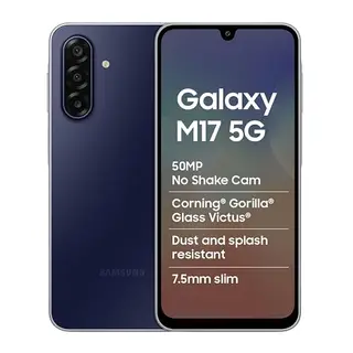 Samsung Galaxy M17 5G Mobile (Sapphire Black, 6GB RAM, 128GB Storage) | 50MP OIS Triple Camera | Super AMOLED Display