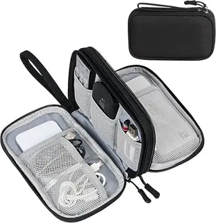 SaleOn 8.3x5 Inch Tech Pouch Organizer - Portable Storage for USB Cable, Charger, Earphone, Power Bank & Digital Gadgets