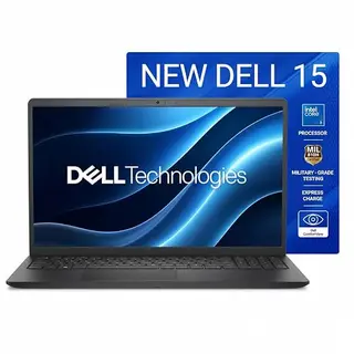 Dell 15 (Previously Inspiron) 14th Gen Intel Core i3 / Core 3 100U Laptop (8GB DDR4, 512GB SSD, 15.6" FHD 120Hz IPS, Windows 11, Office H&S 2024, Carbon Black)